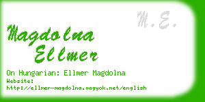 magdolna ellmer business card
